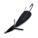 Vintage   Weedless Panther Martin Weed Wing, 2/5oz Black fishing spoon #10616