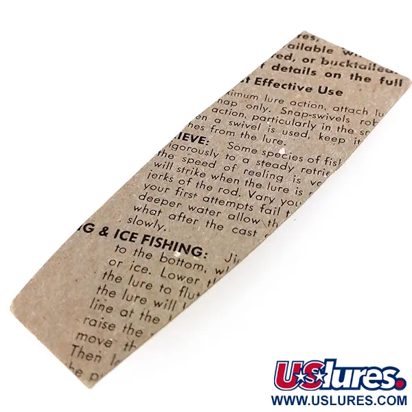 Hopkins Hammered Spoon , 1/4oz Hammered Nickel fishing spoon #10618