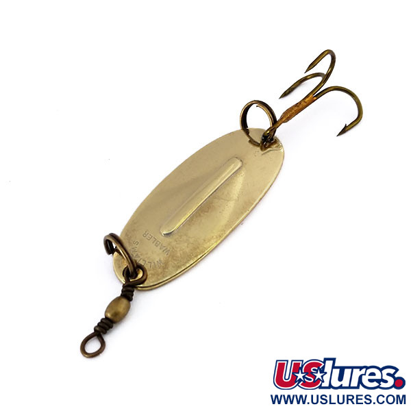 Vintage   Williams Wabler, 1/4oz Gold fishing spoon #10619