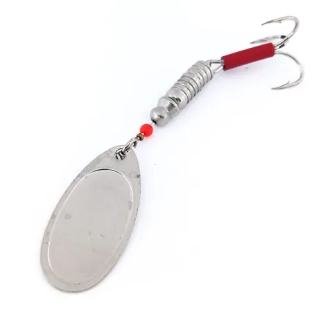 Vintage Yakima Bait Steel Head 4, 1/3oz Nickel spinning lure #10635
