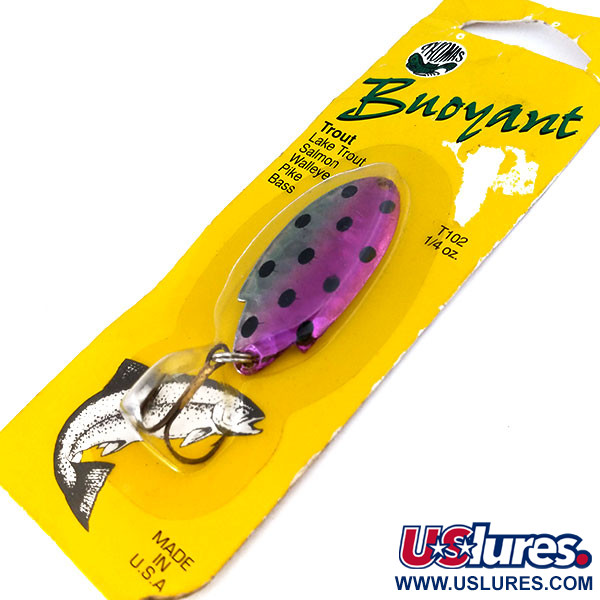   Thomas Buoyant, 1/4oz Purple Trout fishing spoon #10639