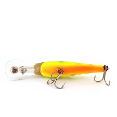 Vintage Cotton Cordell Wally Diver UV, 1/4oz Chartreuse fishing lure #10647