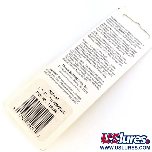 Thomas Buoyant, 3/16oz Blue Trout fishing spoon #10659