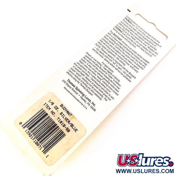 Thomas Buoyant, 3/16oz Blue Trout fishing spoon #10661