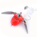   Heddon Crazy Crawler , 1/2oz Red / White fishing lure #10669