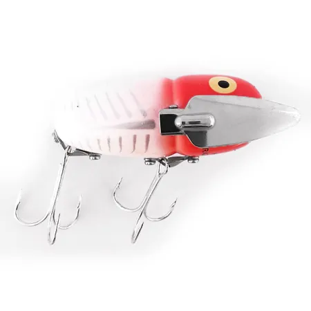 Heddon Crazy Crawler, 1/2oz Red / White fishing lure #10955