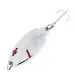 Vintage    Herter's Swiss Spoon (Japan), 1/4oz nickel/red eyes fishing spoon #22132