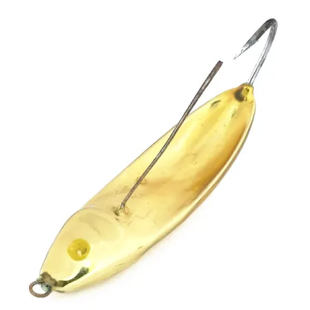 Vintage Weedless Rapala Minnow Spoon , 3/4oz Gold fishing spoon #10673