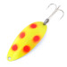  Seneca Little Cleo (Hula Girl) trolling spoon, 3/16oz Yellow / Red / Nickel fishing spoon #10680