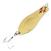 Vintage   Herter's Canadian Spoon, 1/3oz Gold / Red Eyes fishing spoon #10681