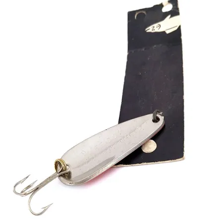 Nebco Tor-P-Do 2, 1/2oz Red / White / Nickel fishing spoon #10684