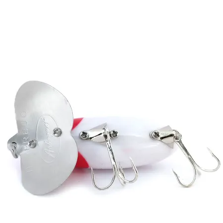 Fred Arbogast Jitterbug, 1/3oz Red / White fishing lure #10688