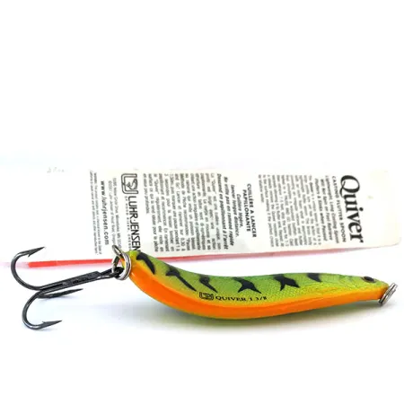 Luhr Jensen Quiver, 1 1/3oz Fire Tiger fishing spoon #10694