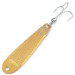 Vintage   Hopkins Shorty 45 Jig Lure, 1/2oz Hammered Gold fishing spoon #10696