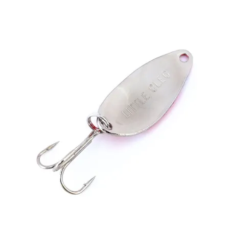 Vintage Acme Little Cleo, 1/8oz Red / Black / Nickel fishing spoon #10721