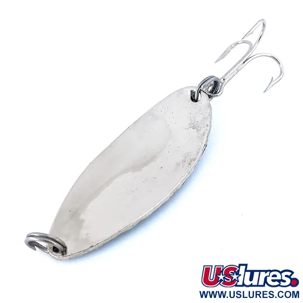 Vintage Acme Little Cleo, 2/5oz Nickel / Blue fishing spoon #10727