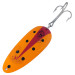 Vintage  Eppinger Dardevle Huskie Junior, 2oz Orange / Red / Nickel fishing spoon #10729