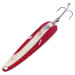Vintage  Eppinger Dardevle ThinDevle, 2/5oz Red / White / Nickel fishing spoon #10731