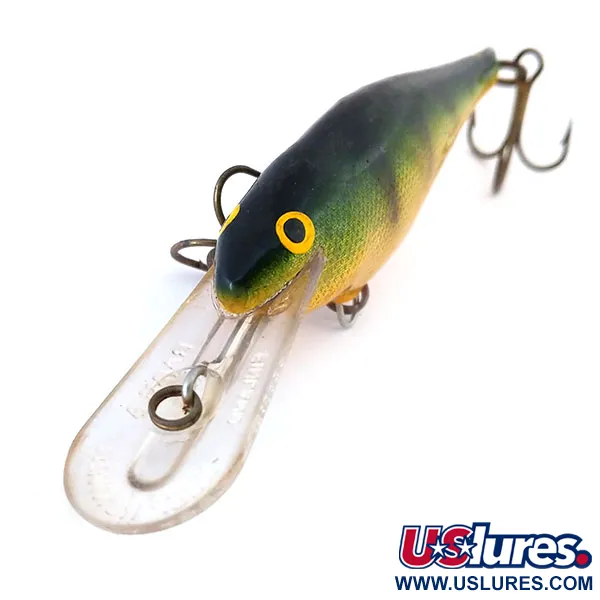 Vintage Rapala Shad Rap Deep Runner 07, 1/4oz Fire Tiger fishing lure #10741