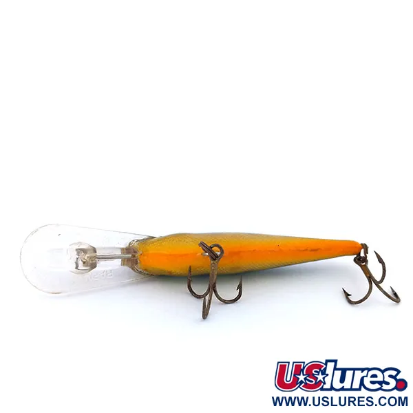 Vintage Rapala Shad Rap Deep Runner 07, 1/4oz Fire Tiger fishing lure #10741