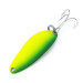  Seneca Little Cleo UV, 1/4oz Yellow / Green / Nickel fishing spoon #10743