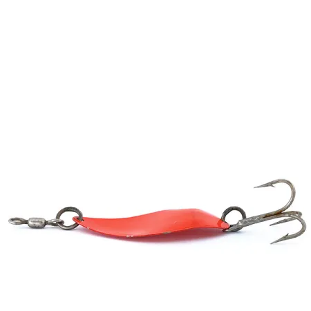 Vintage Luhr Jensen Manistee 4 UV, 1/2oz Fluorescent Pink fishing spoon #10750