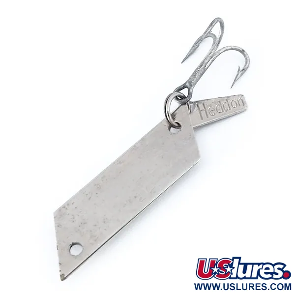 Vintage   Heddon Tornado Jig Lure, 1/8oz Nickel fishing spoon #10753