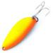 Vintage  Seneca Little Cleo (Hula Girl) UV, 1/2oz Yellow / Orange / Nickel fishing spoon #10763