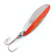 Vintage  Acme Kastmaster, 3/8oz Nickel / Orange fishing spoon #10770