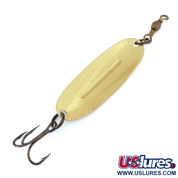 Vintage Williams Wabler W40, 1/4oz Gold fishing spoon #10787