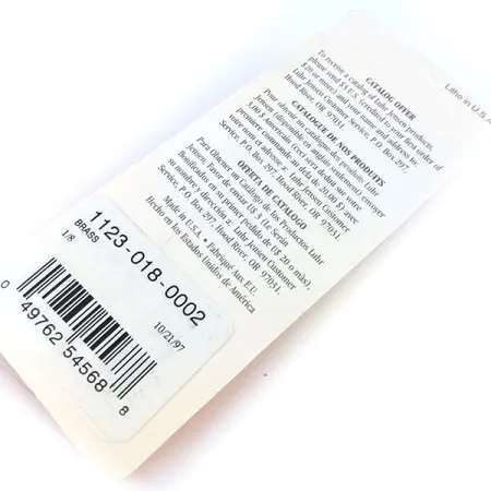 Vintage Luhr Jensen Lil' Kroc (Krocodile Stubby), 3/16oz gold fishing spoon #22095