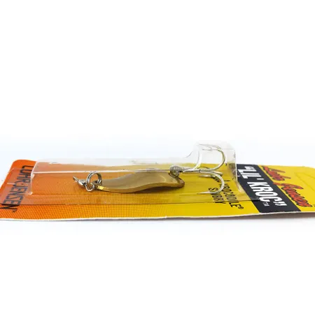 Vintage Luhr Jensen Lil' Kroc (Krocodile Stubby), 3/16oz gold fishing spoon #22095