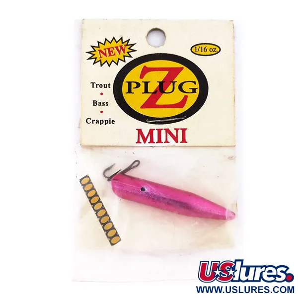 ZPlug Lures, 1/16oz Pink fishing lure #10796