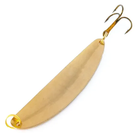 Vintage Acme Side-winder, 1/2oz Gold fishing spoon #10802