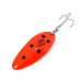  Eppinger Dardevle Devle Dog 5200 UV, 1/4oz Red / Black / Nickel fishing spoon #10808