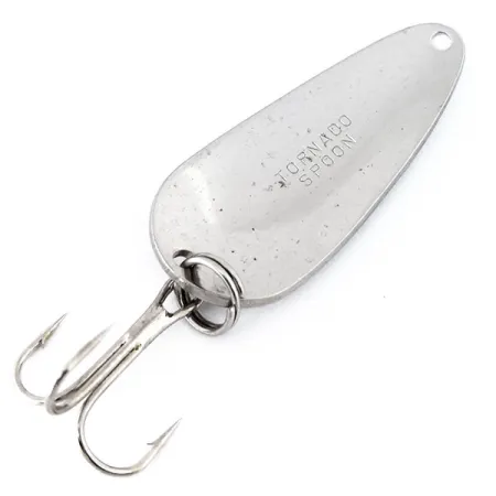 Acme Tornado Spoon, 1/4oz Silver / Red / White fishing spoon #10811
