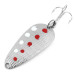  Acme Tornado Spoon, 1/4oz Silver / Red / White fishing spoon #10811