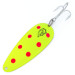  Eppinger Dardevle Dardevlet UV, 3/4oz Yellow / Red / Nickel fishing spoon #10814