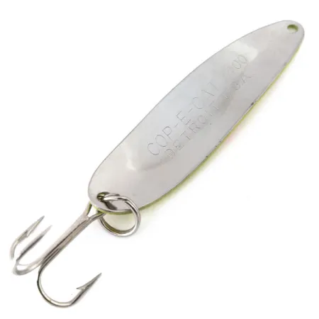 Vintage Eppinger Dardevle Cop-E-Cat 7400 UV, 1/2oz Five of Diaminds fishing spoon #10817