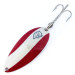 Vintage  Eppinger Dardevle Devle Dog 5400, 1/2oz Red / White / Nickel fishing spoon #10823