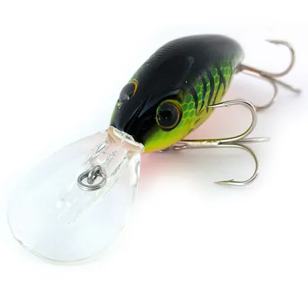 Bass Pro Shops XPS Lazer Eye Deep Diver UV, 2/5oz Fire Tiger fishing lure #10828