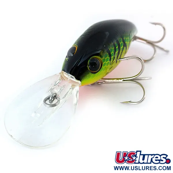   Bass Pro Shops XPS Lazer Eye Deep Diver UV, 2/5oz Fire Tiger fishing lure #10828