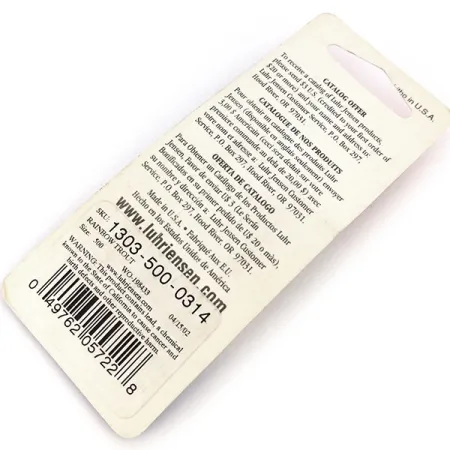 Luhr Jensen Super-Duper 500, 3/64oz Rainbow Trout fishing spoon #10837