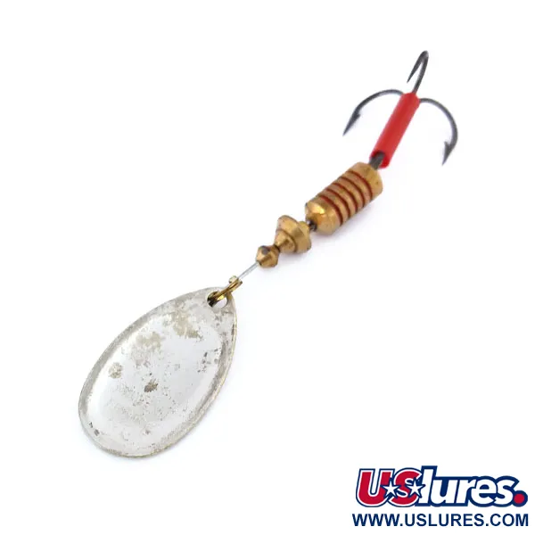 Vintage   Mepps Aglia 3, 1/4oz Silver spinning lure #10845