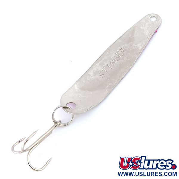 Vintage  Advance tackle Stinger, 3/16oz Silver / Purple fishing spoon #10863