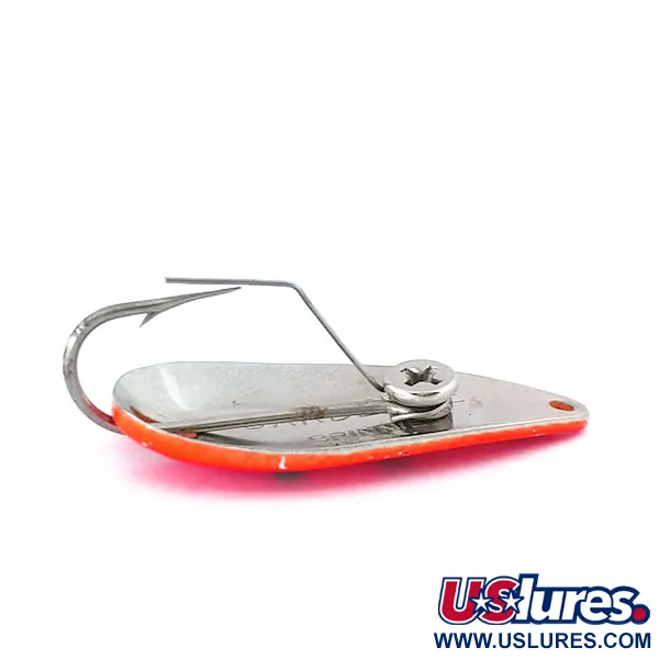 Vintage  Eppinger Weedless Dardevle Spinnie UV, 1/3oz Red / Black / Nickel fishing spoon #10867