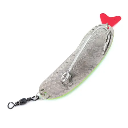 Weedless Panther Martin Chinook Verde 5 UV, 3/4oz Chartreuse / Nickel fishing spoon #12351
