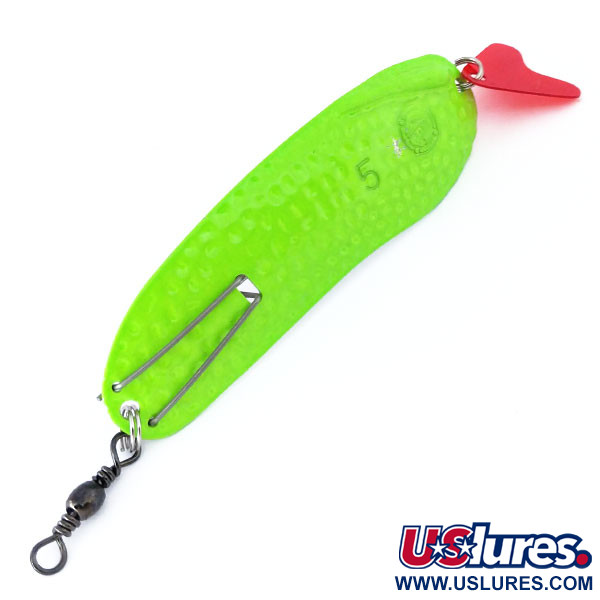   Weedless Panther Martin Chinook Verde, 3/4oz Chartreuse / Nickel fishing spoon #10876