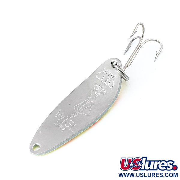  Seneca Little Cleo (Hula Girl) UV, 1/3oz Yellow / Red / Nickel fishing spoon #10878