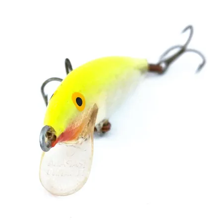 Vintage Rapala Original Floater F7 UV, 1/8oz CH (Chartreuse) fishing lure #10890